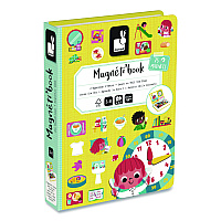 Janod Magneti'books, Learn To Tell Time, Grades Pre-K to 3, 91 Pieces (J02724)