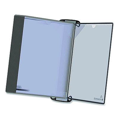 Tarifold PRO Series Magnetic Wall Reference System, 10 Panels with Black Borders, Black Base (TP920307)