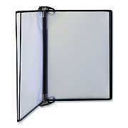 Tarifold PRO Series Magnetic Wall Reference System, 5 Panels with Black Borders, Black Base (TP920306)
