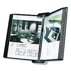 Tarifold VEO Wall Reference System, 10 Panels with Black Borders, Black Base (V714527)