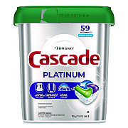 Cascade ActionPacs, Fresh Scent, 31.8 oz Tub, 59 Pacs/Tub (15534PK)