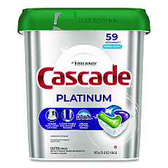 Cascade ActionPacs, Fresh Scent, 31.8 oz Tub, 59 Pacs/Tub (15534PK)