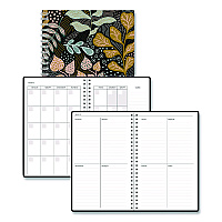 House of Doolittle Recycled Non-Dated Monthly/Weekly Planner, Fall Floral, Multicolor Cover, Undated (212147)