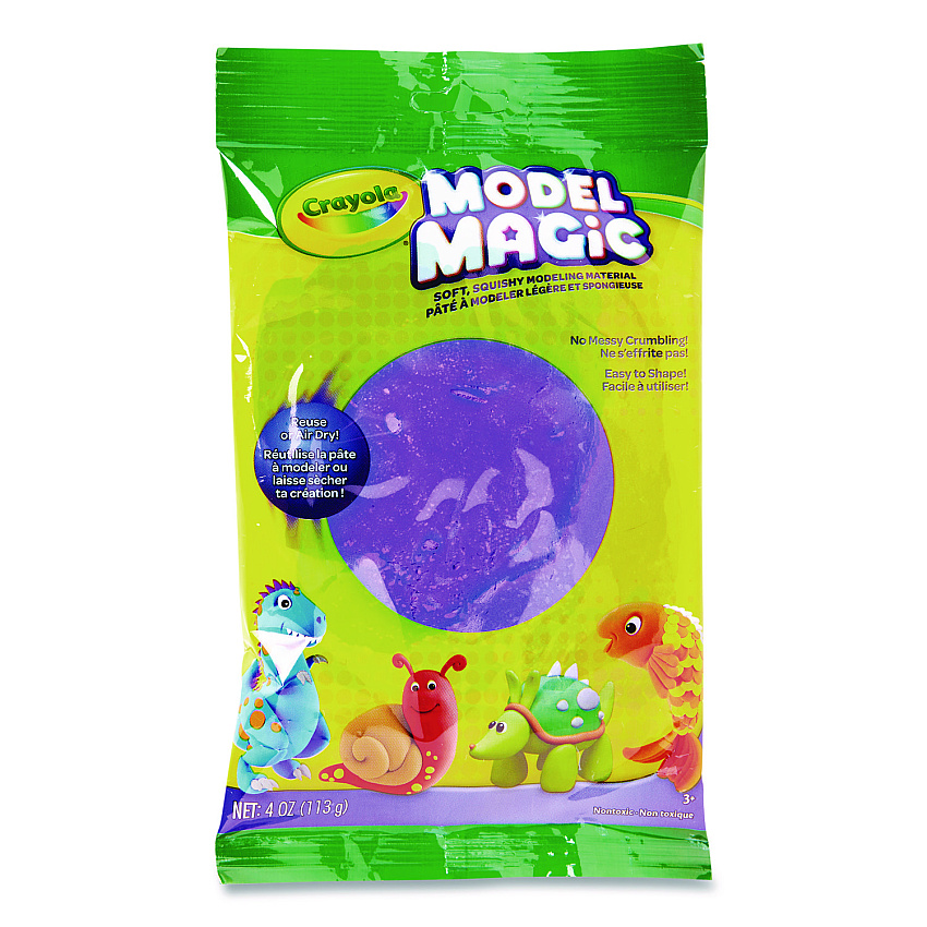 Crayola Model Magic Modeling Compound, Purple, 8 oz (574440)