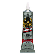 Gorilla Clear Grip Contact Adhesive, 3 oz Tube, Dries Clear (8040002)