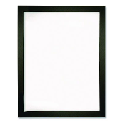 Global Printed Products Indoor Window Sign Holder, 8.5 x 11 Insert, Black Frame, 5/Pack (SPLS8X11FMP)