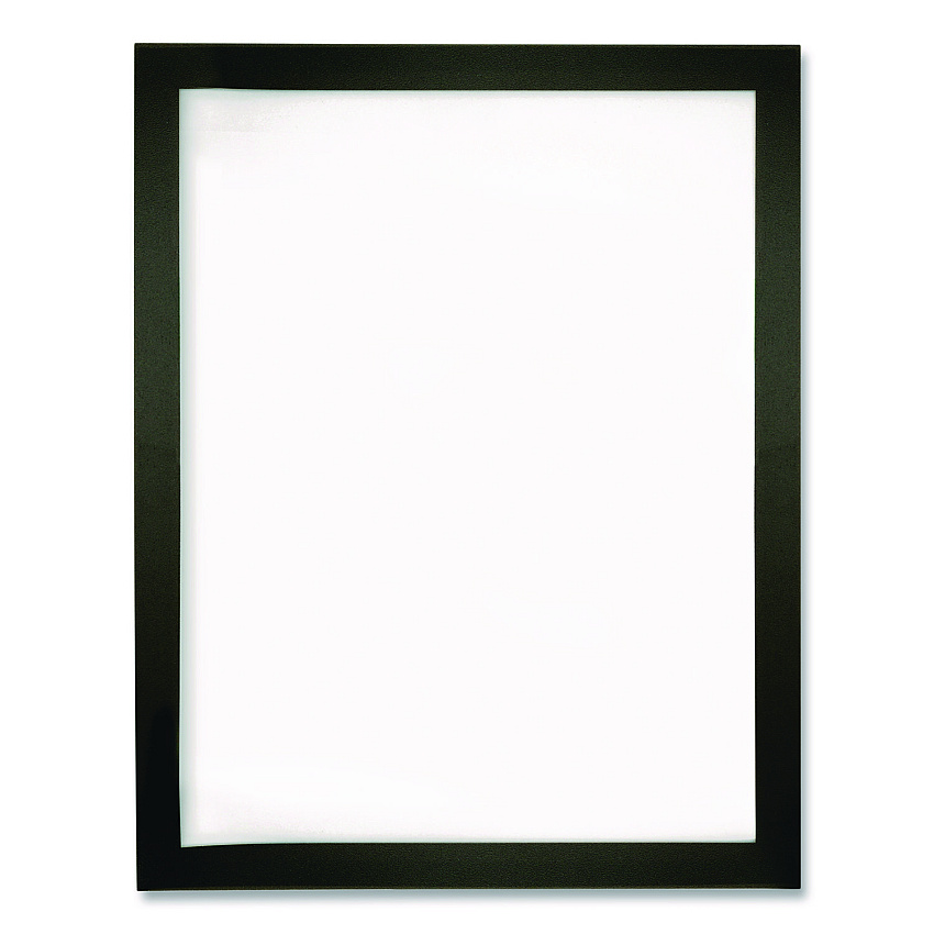 Global Printed Products Indoor Window Sign Holder, 8.5 x 11 Insert, Black Frame, 5/Pack (SPLS8X11FMP)