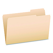 Pendaflex Standard Manila File Folders, 1/3-Cut Tabs: Left Position, Legal Size, Manila, 100/Box (753131)