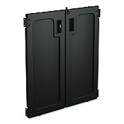Lockable Door Accessory for Suncast Commercial Full-Size Housekeeping Carts HKC1000/HKC2000, Plastic, Black (HKCBMDOOR)