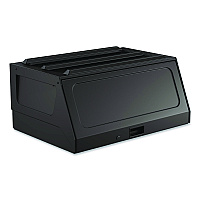 Lockable Hood Accessory for Suncast Commercial Full-Size Housekeeping Carts HKC1000/HKC2000, Plastic, Black (HKCHOOD)