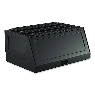 Lockable Hood Accessory for Suncast Commercial Full-Size Housekeeping Carts HKC1000/HKC2000, Plastic, Black (HKCHOOD)