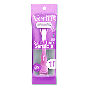 Gillette Venus Sensitive Sensible Razors, 3 Blades, 36/Carton (64906)