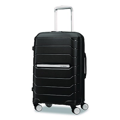 Samsonite Freeform Hard Side Carry-On Suitcase, Four-Wheeled Spinner, 15.25 x 10 x 21.25, Black (782551041)
