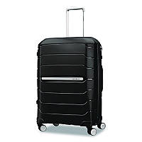 Samsonite Freeform Hard Side Carry-On Suitcase, Four-Wheeled Spinner, 19.6 x 13.4 x 27.95, Black (782561041)