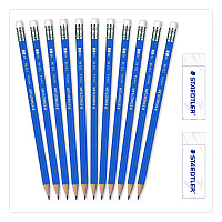 Staedtler Norica Pencils & Eraser Class Pack (13246C250)