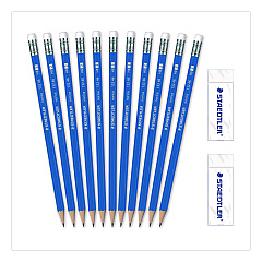 Staedtler Norica Pencils & Eraser Class Pack (13246C500)