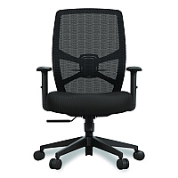 Tempur-Pedic by Raynor ProTask Executive Task Chair, Supports Up to 275 lb, 19.06" to 22.44" Seat Height, Black Seat/Back, Black Base (TPPROTASKBLK)
