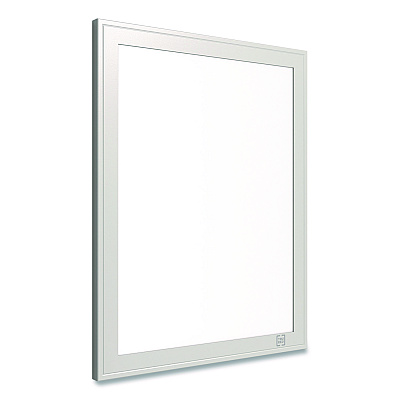 TRU RED Mini Melamine Dry Erase Board, 8.5" x 11" White Surface, Aluminum Frame (TR62580)