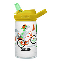 CamelBak Eddy + Kids Water Bottle, Biking Dogs Design, 12 oz, Multicolor (2665107035)