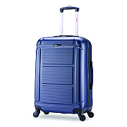 InUSA Luggage Pilot Hard Side Carry-On Suitcase, Four-Wheeled Spinner, 16.34 x 10.24 x 25.39, Blue (IUPIL00MBLU)
