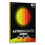 Astrobrights Color Paper - "Solar Sparks" Assortment, 24 lb Bond Weight, 8.5 x 11, Assorted Yellow and Orange Colors, 100/Pack (91530)