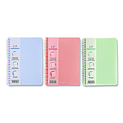 Carolina Pad Noted Personal Notebook, Medium/College Rule, Randomly Assorted Cover Color, (100) 7 x 5 Sheets (35083)