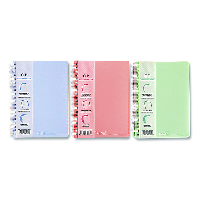 Carolina Pad Noted Personal Notebook, Medium/College Rule, Randomly Assorted Cover Color, (100) 7 x 5 Sheets (35083)