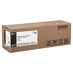 Epson Exhibition Canvas, 23 mil, 17" x 40 ft, Satin White (EPSS045249)