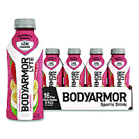 BodyArmor LYTE Sports Drink, Strawberry Banana, 16 oz Bottle, 12/Pack (411896)