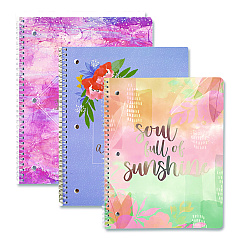 Carolina Pad Silver Lining Hardcover Journal, Medium/College Rule, Randomly Assorted Cover Color, (80) 10 x 8.5 Sheets (38430)