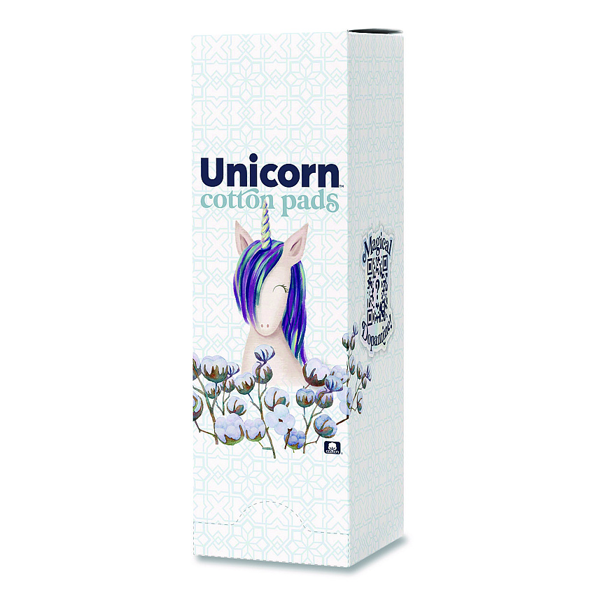 Unicorn Cotton Maxi Pads with Wings, Regular Absorbency, 40 Pads/Cartridge, 6 Cartridges/Pack (TOP08197)