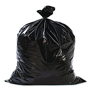 Suncast Commercial Precise Fit Contractor Bag, Open-Face, 55 gal, 3 mil, 41" x 49", Black, 15/Box (UCL55315B)