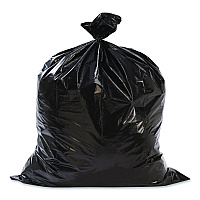 Suncast Commercial Precise Fit Contractor Bag, Open-Face, 55 gal, 3 mil, 41" x 49", Black, 15/Box (UCL55315B)