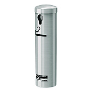 Suncast Commercial Smokers Ashtray Receptacle Attachment, Stainless Steel, Silver, Black (MSO415)