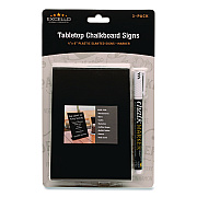 General Printing & Design Tabletop Chalkboard Signs, Black Surface, 4 x 6, 3/Pack (EGPHD0509S)