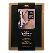 General Printing & Design Chalkboard Sign, Black Surface, Brown Frame, 12 x 16 (EGPHD0514S)