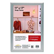General Printing & Design Poster Holder, Aluminum, 11 x 17, Silver (EGPSF1117S)