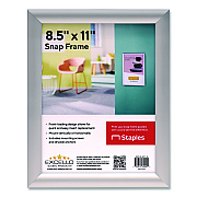 General Printing & Design Poster Holder, Aluminum, 8.5 x 11, Silver (EGPSF8511S)