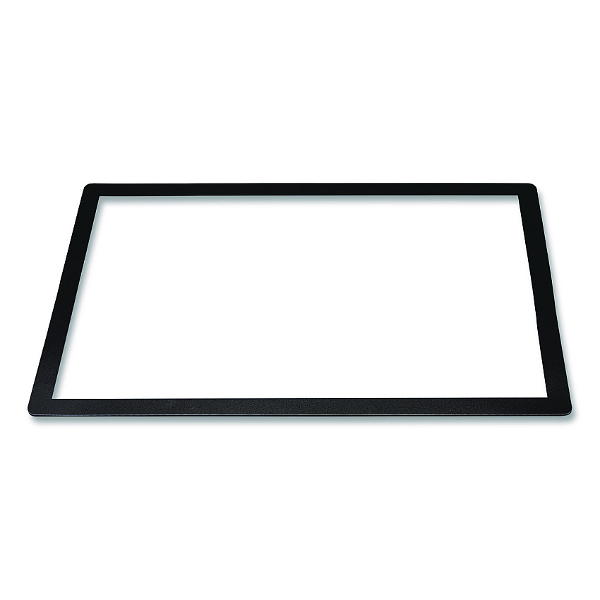General Printing & Design Menu Holder For 11 x 17 Menus, Landscape Orientation, 18.9 x 12.6 Holder, Clear/Black (PLSMENU1117C)