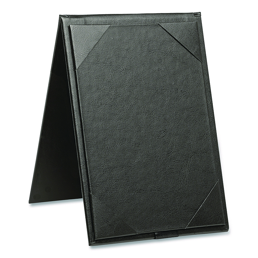 General Printing & Design Table-Top Menu Holder, For 5 x 7 Menus, 5.6 x 7.6 Holder, Black (SPLSMENU5X7A)