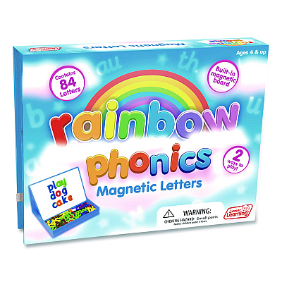 Junior Learning Inc Rainbow Phonics Magnetic Letters, Grades Pre-K to 2, 84 Pieces (194)