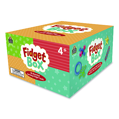 Teacher Created Resources Fidget Box, Ages 4 and Up, Assorted Colors, 18 Pieces (TCR20361)
