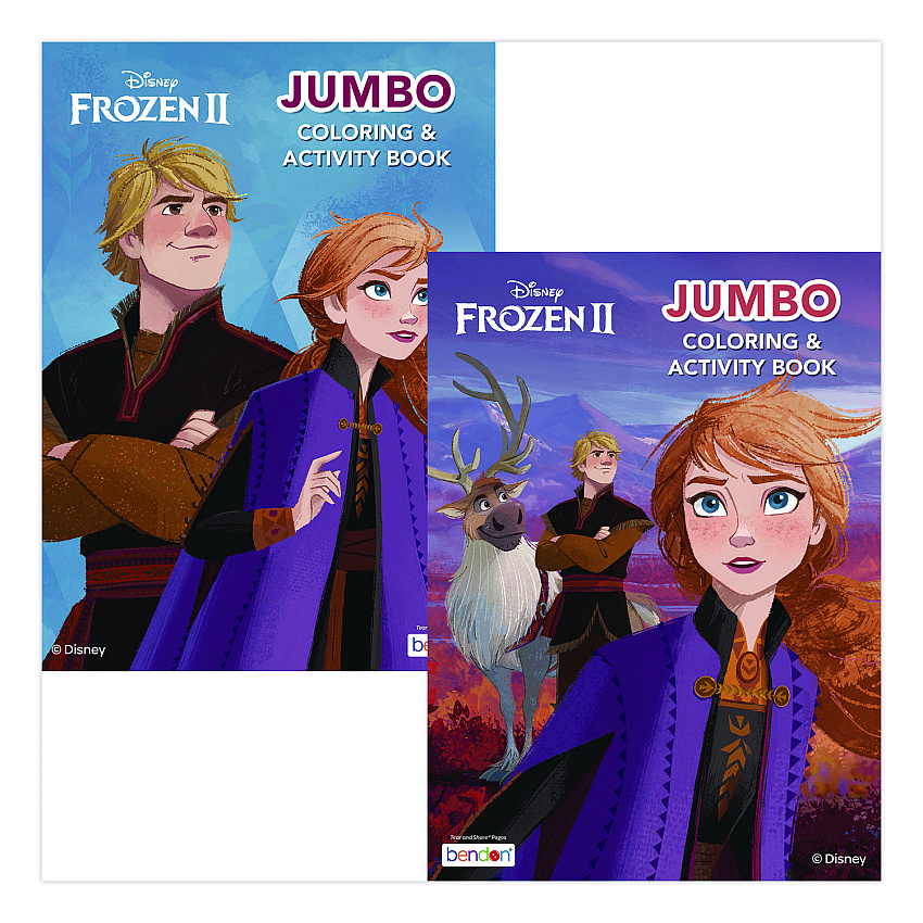 Disney Frozen 2 Jumbo Coloring and Activity Book, Ages 3 and Up, 10.75 x 7.75 Sheets, 64 Pages (45829)