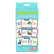 Junior Learning Inc Decoding Flashcards: Blend Patterns, CVC Words, Vowels/Digraphs, Grades K to 1, Assorted Colors, 54 Cards/Deck, 3 Decks (211)