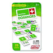 Junior Learning Inc Addition Dominoes, 1 to 2 Players, Grades K to 2, 28 Pieces (481)