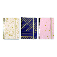 Carolina Pad Keep It In Line Personal Notebook, Medium/College Rule, Randomly Assorted Cover Colors and Designs, (80) 7 x 5 Sheets (35087)
