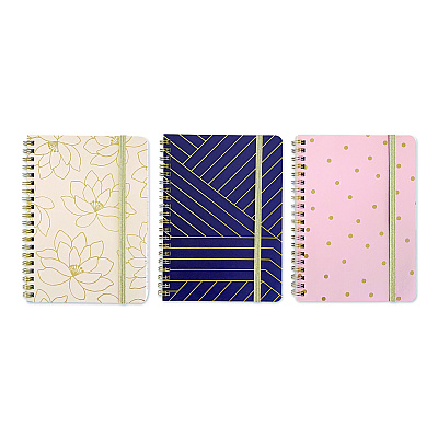 Carolina Pad Keep It In Line Personal Notebook, Medium/College Rule, Randomly Assorted Cover Colors and Designs, (80) 7 x 5 Sheets (35087)