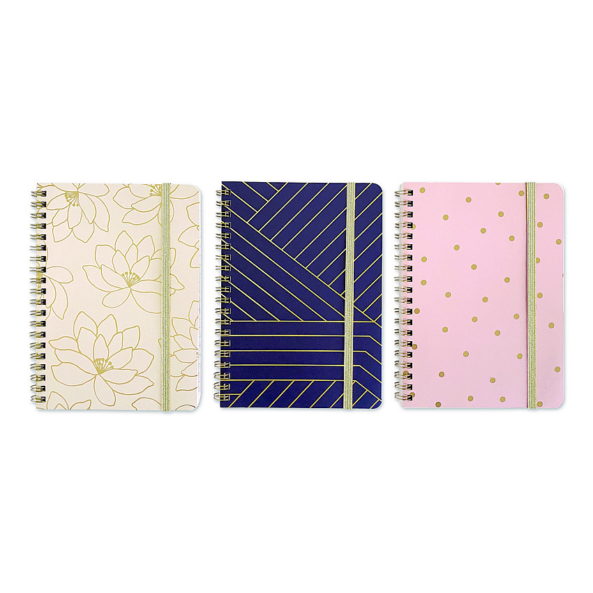 Carolina Pad Keep It In Line Personal Notebook, Medium/College Rule, Randomly Assorted Cover Colors and Designs, (80) 7 x 5 Sheets (35087)