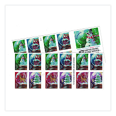 United States Postal Service First-Class Forever Stamps, Holiday, 20/Book (FOREVERHOLID)