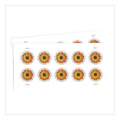 United States Postal Service Global Forever Stamps, Floral, 10 Stamps/Sheet, 2 Sheets/Pack (USPS4EVGLOB)